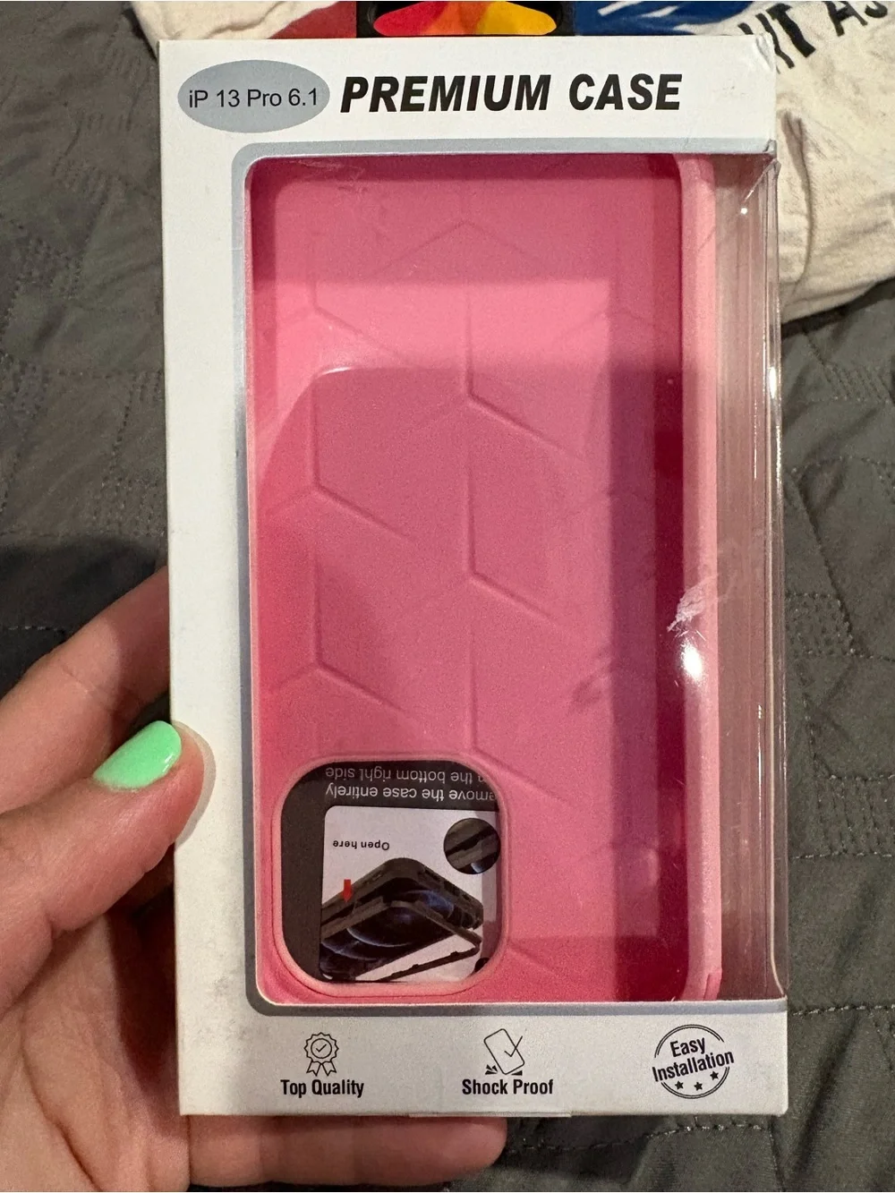 iPhone 13 Pro Case Premium Pink Pattern Phone Case New